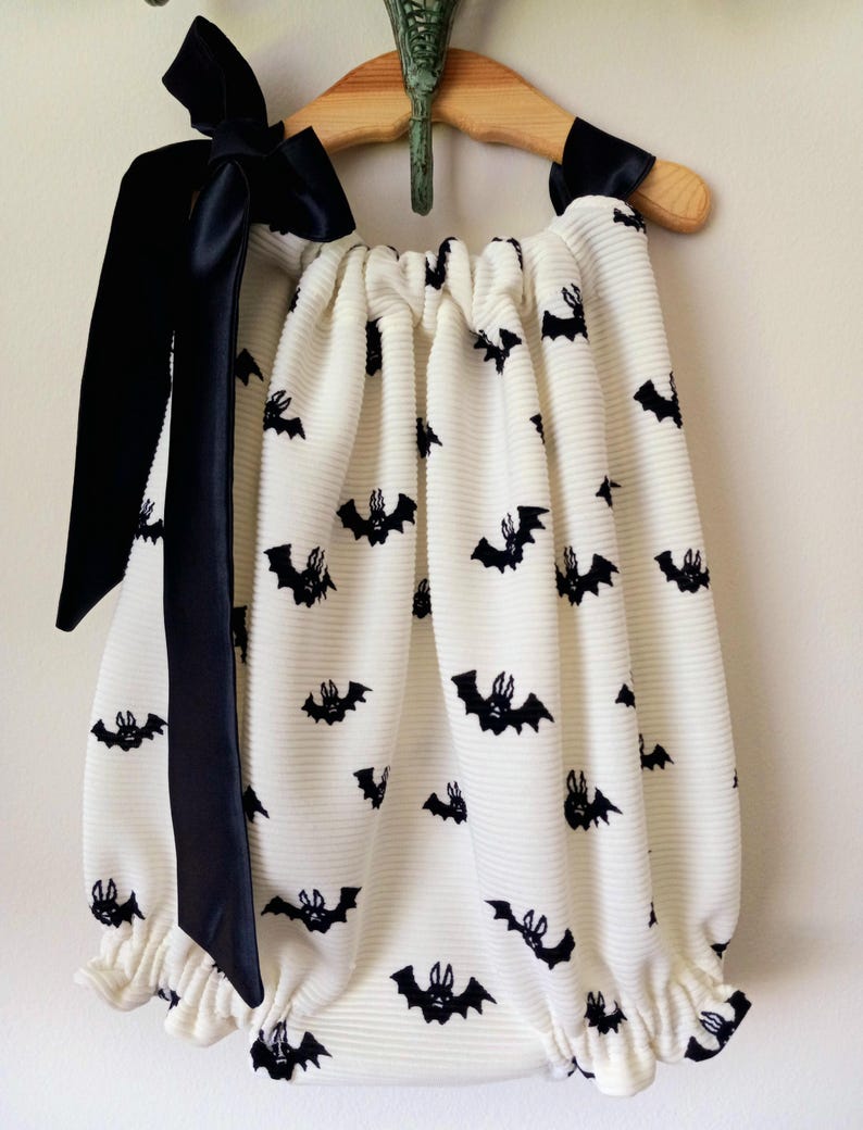 Halloween theme bubble romper with headband