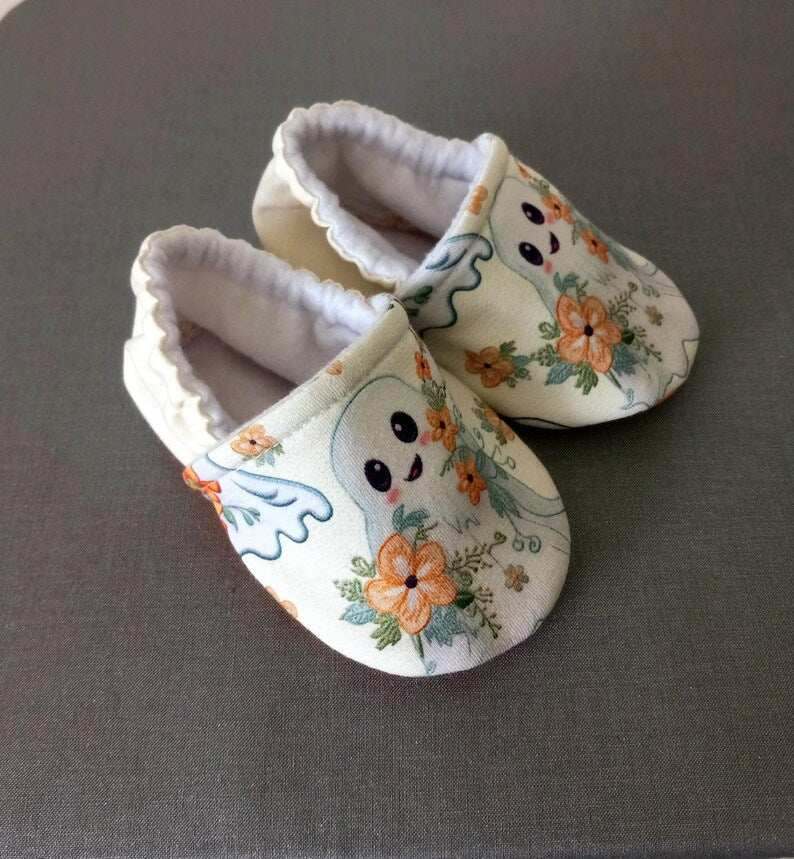 Halloween baby shoes , Ghost theme Halloween baby shoes