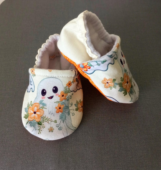 Halloween baby shoes , Ghost theme Halloween baby shoes