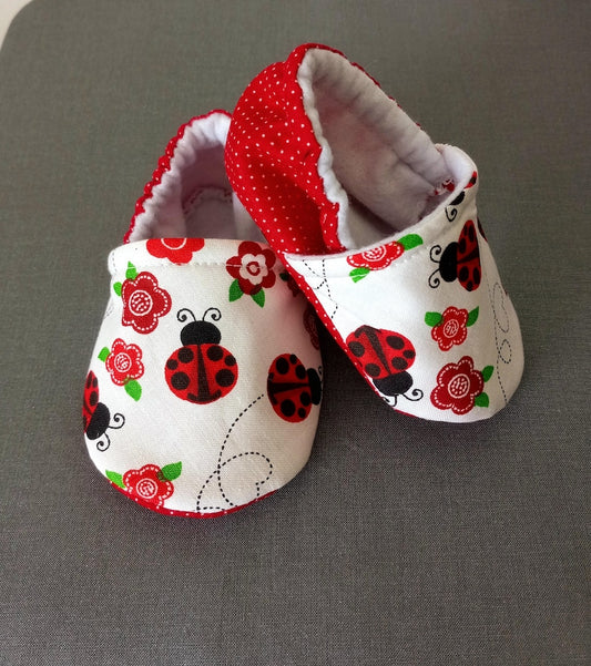 Ladybug Baby shoes baby, Lady bug theme shoes