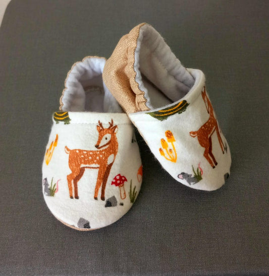 Baby Deer inspired shoes, Baby Fawn shoes
