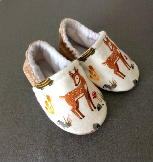 Baby Deer inspired shoes, Baby Fawn shoes