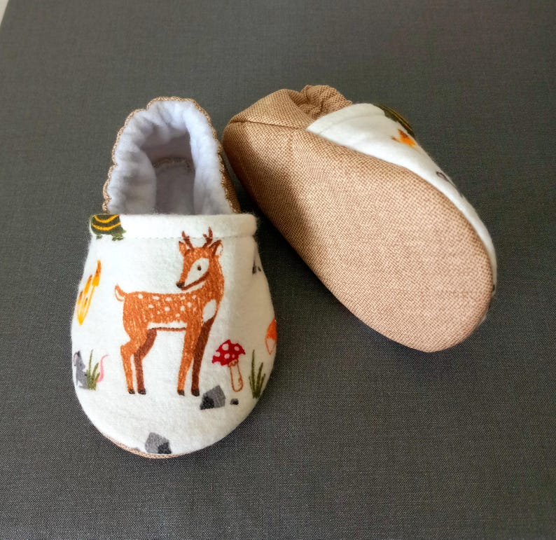 Baby Deer inspired shoes, Baby Fawn shoes